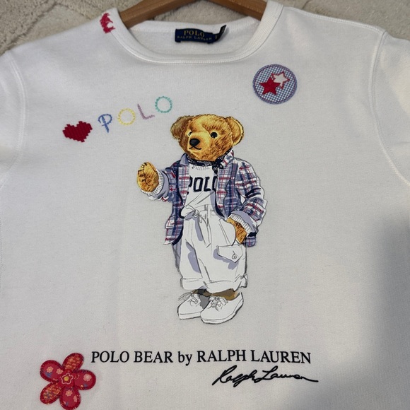 Polo by Ralph Lauren Iconic Bear Embroidered Sweatshirt - Picture 7 of 14